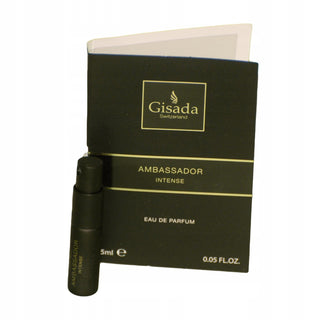 Gisada Ambassador Intense, Eau De Parfum, per uomo, 1,5 ml *Fiala