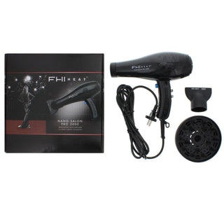 Fhi heat Nano Salon Pro 2000 , Asciugacapelli elettrico, Nero