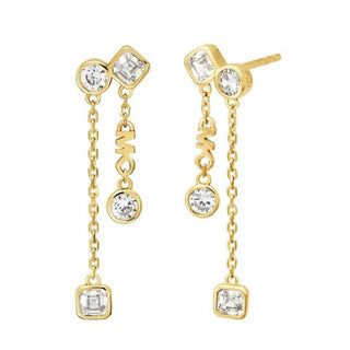 Michael Kors goldbeschichtete Ohrringe mit Zirkonia Premium MKC1773710 — Ohrringe