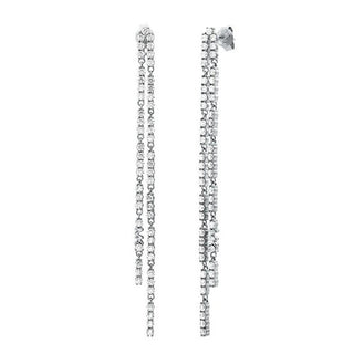 Michael Kors Luxury pendientes largos con circonitas MKC1813040 — Pendientes