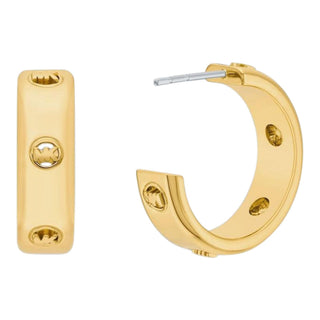 Michael Kors Gold-plated Hoop Earrings MKJ8617710 — Earrings