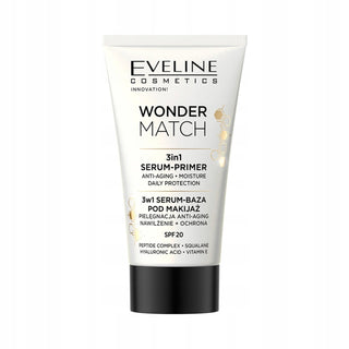 Eveline cosmetics Wonder Match 3in1, Primer liquido protettivo, SPF 20, 30 ml