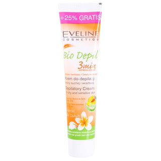 Eveline cosmetics Bio Depil, Mango, Liscio, Crema Depilatoria, Pelli Sensibili, 125 ml