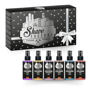 The Shave Factory Perfumed Aftershave Set V1 6x50 ml — Partavesisetti