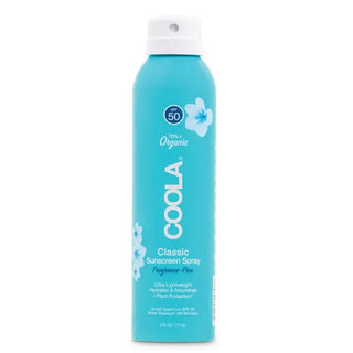 Coola Classic Body Organic protezione solare Spray SPF50 senza profumo 177 ml