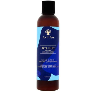 As I Am Après-shampooing sans rinçage pour cheveux secs et sujets aux démangeaisons 237 ml 