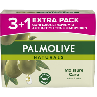 Palmolive Sapone Solido Olive & Milk 4 Pezzi Da 90 Grammi
