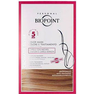 Biopoint Trattamento Colorante Cromatix Maschera Trattamento Colore In 5 Minuti 30ml Silver — Maschera colorante per capelli