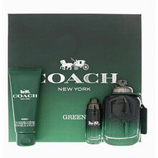 Coach Green for Men Uomo EDT 100ml — Set fragranza e gel