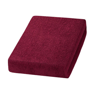 Activeshop Lenzuolo In Spugna maroon