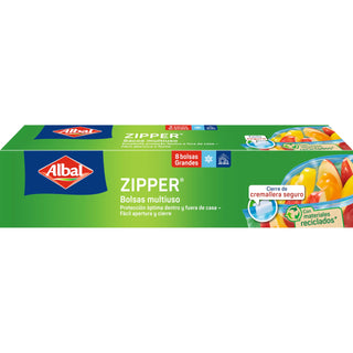 Albal lufttætte multifunktionsposer 3 liter 8 stk. 