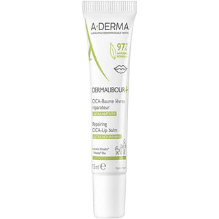 Aderma Balsamo Labbra Idratante Dermalibour+ 15 ml — Balsamo labbra