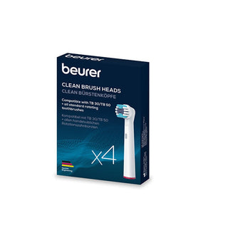 Beurer Testine Ricambio Pulite 4 pezzi — Testine di ricambio spazzolino