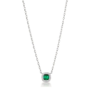 Brosway Elegante Collar de plata Fancy Life Green Flg136 