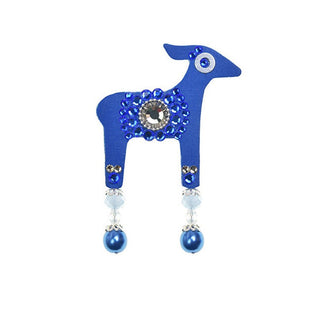 Deers Piccolo Cerbiatto Blu Modřenka — Figurina