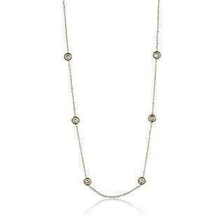 Emily Westwood Collar de cristal chapado en oro fino Phoebe Ewn23096G 