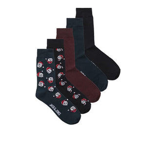 Jack&Jones Pakke med 5 - Herresokker Jacxmas 