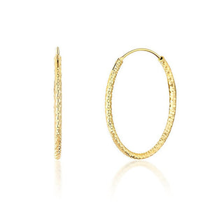 Jvd Pendientes redondos chapados en oro Svle0204Xd5Go - Diámetro: 3,5 Cm 