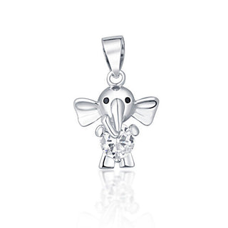 Jvd Colgante en forma de elefante de plata Svlp0182Xd5Bi00 