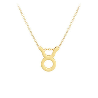 Jvd Collar chapado en oro con colgante de toro Svln0195Xh2Goby 