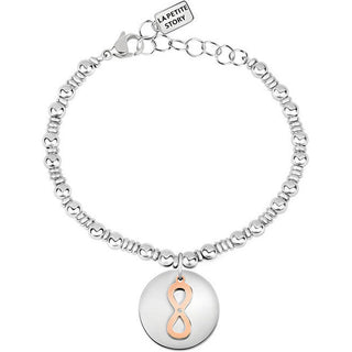 La Petite Story Pulsera bicolor con infinito Lps05Apy08 