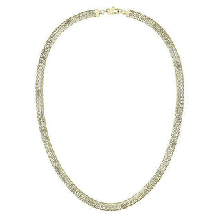 Lacoste Collana Uomo Acciaio Placcato Oro Grit 2040378 — Collana