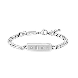 Lacoste Bracciale Acciaio Uomo District — Bracciale