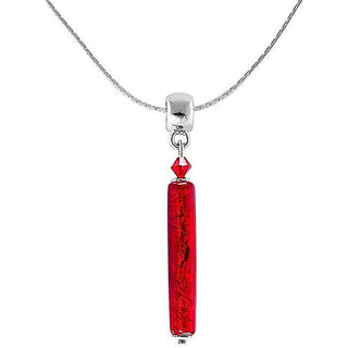 Lampglas Espléndido collar de oro rojo con oro de 24 quilates en perla Lampglas Npr1 