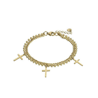 Marc malone Bracciale Doppio Placcato Oro Harley Gold Mcb23085G — Bracciale