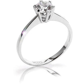 Modesi Precioso Anillo De Compromiso Qjr1565L - Circunferencia: 55 Mm 