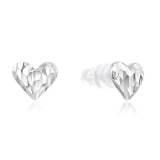 Moiss Orecchini A Bottone In Argento Cuori E0004879 — Orecchini