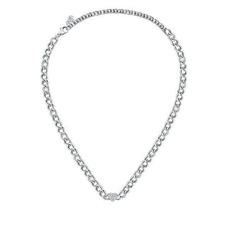 Morellato Collar romántico de acero con cristales Incontri Sauq13 