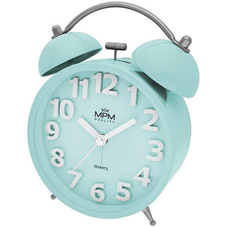 Mpm Quality Sveglia Analogica In Metallo Happy Morning Azzurro C01.4056.31 — Sveglia