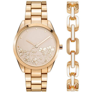 Nine West Gavesæt med ur og armbånd Nw/2790Rgst 