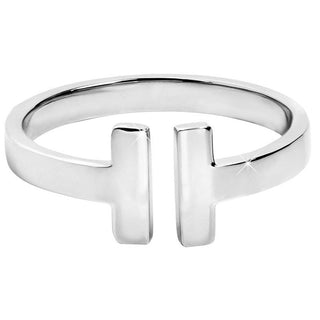 Troli Anello Aperto Acciaio Donna Circuito 55 mm — Anello