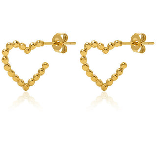 Troli Orecchini Oro Cuore — Orecchini