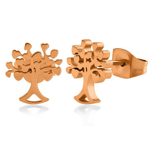 Troli Ohrringe aus Bronze mit dem Baum des Lebens 