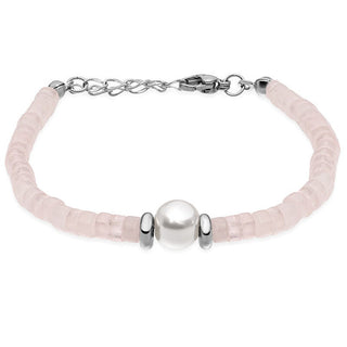 Troli Braccialetto Perline Rosa Perla VESB0712S-C-PET — Bracciale