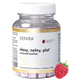 Venira Cubetti Per Capelli, Unghie E Pelle Lampone 120 Capsule — Integratore