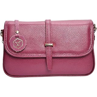 Luisa Vannini Sac bandoulière en cuir pour femme vin 