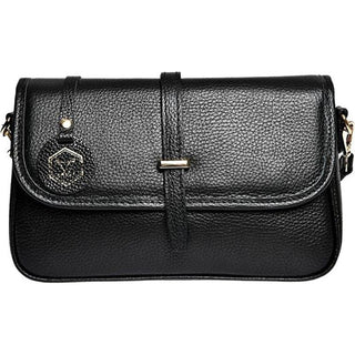 Luisa Vannini Sac bandoulière en cuir pour femme 1938 noir 
