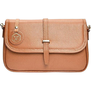 Luisa Vannini Borsa A Tracolla In Pelle Da Donna 1938 cognac — Borsa a tracolla
