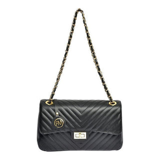 Roberta M Borsa A Mano In Pelle 2213 Nero — Borsa a mano