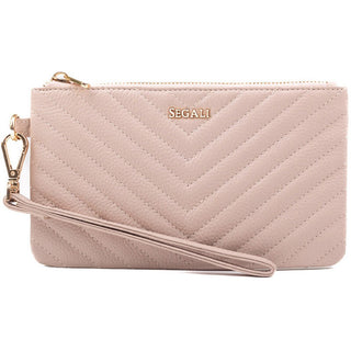 Segali Women's Leather Wallet - Pink Document Holder 