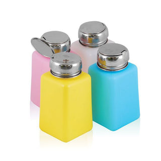 Láhev Activeshop Chrome s pumpičkou 180ml, mix barev