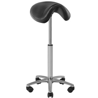 Activeshop 001B vysoká černá kosmetická holičská židle