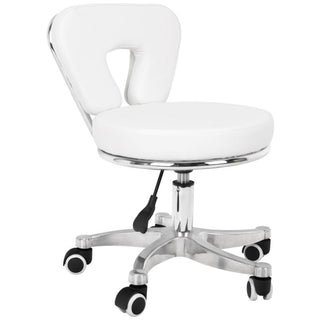 Kosmetická stolička Activeshop pro pedikúru 9266 bílá