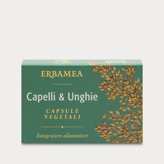 Erbamea Integratore Alimentare Capelli Unghie 24 Capsule — Integratore alimentare
