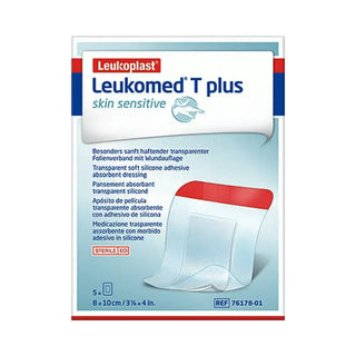Bsn Medical Leukomed T Plus Pelle Sensibile 8 x 10 cm 5 unità — Medicazione sterile