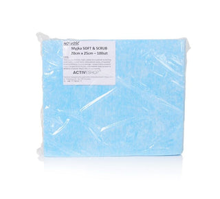 Jednorázové šátky Activeshop - 100 kusů měkkých a abrazivních ubrousků 20 x 25 cm
